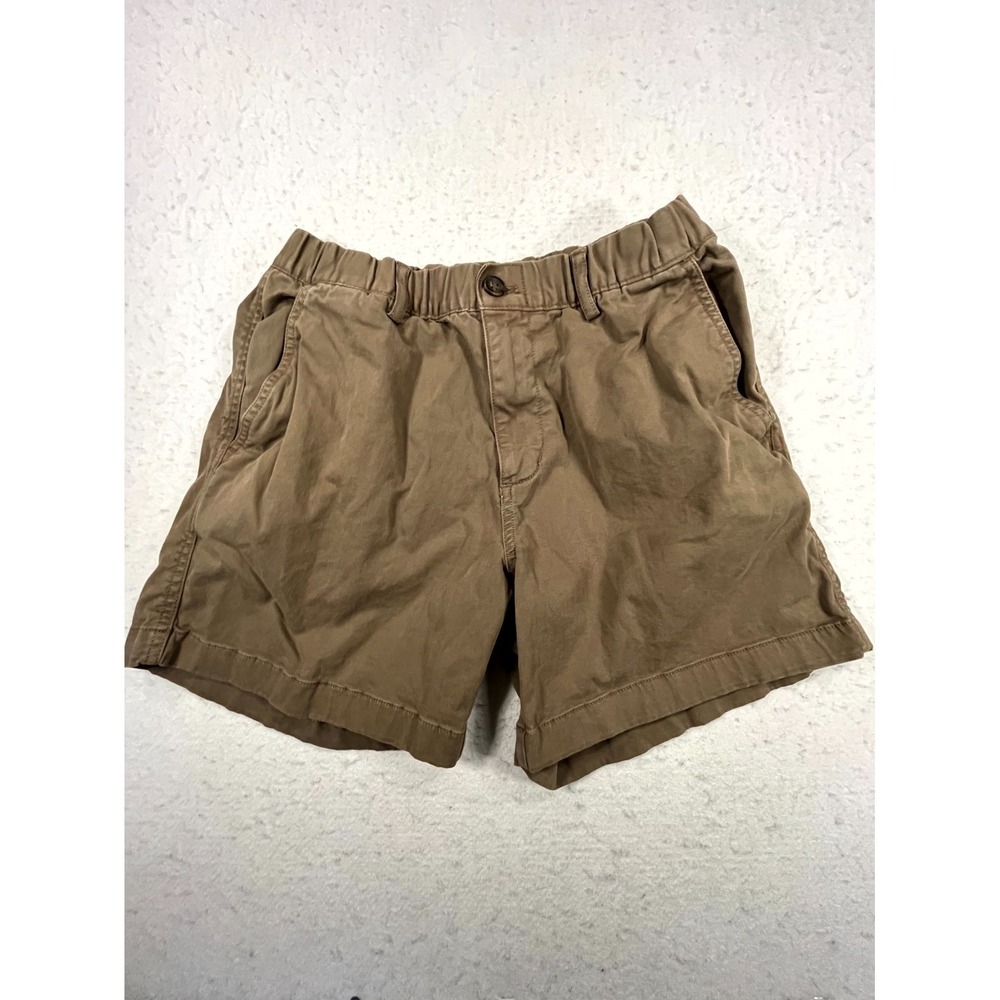 Bearbottom Shorts Youth M Khaki Cotton Stretch Mid Rise Elastic Waist Casual